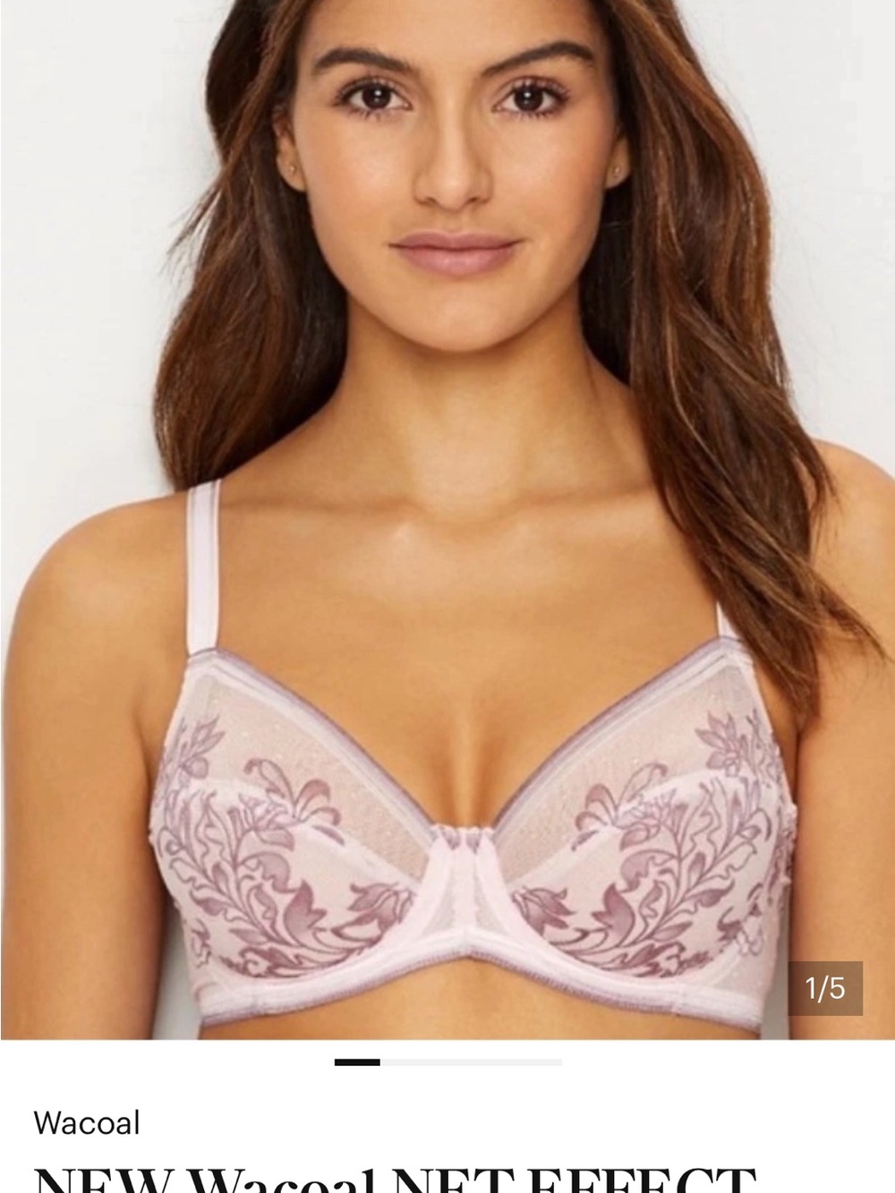 WACOAL bra 38DD. NWOT purple lace